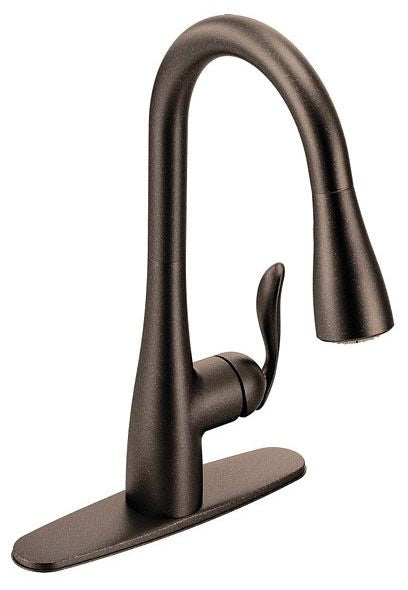 Moen 7594ORB Kitchen Faucet 1.5 GPM Pull-Down Oil Rubbed Bronze