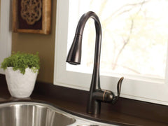 Moen 7594ORB Kitchen Faucet 1.5 GPM Pull-Down Oil Rubbed Bronze