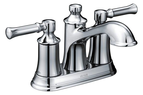 Moen 6802 Dartmoor 2 Handle Centerset Bathroom Faucet in Chrome