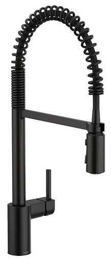 Moen 5923BL Align Single Handle Pull Down Kitchen Faucet in Matte Black