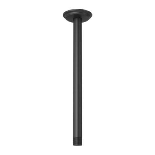 Pfister 015-12CB Pfister 12 inch Ceiling Mount Shower Arm and Flange, Matte Black