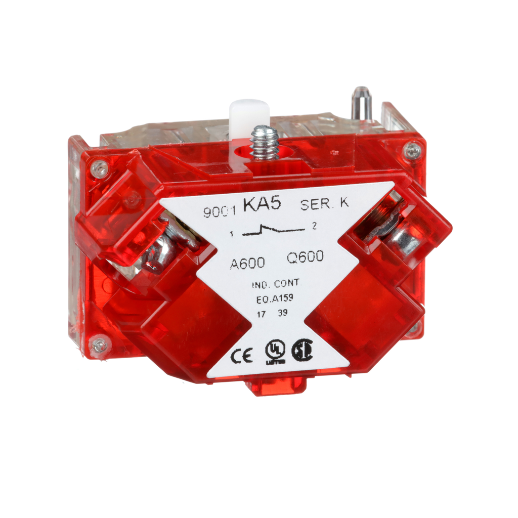 Square D 9001KA5 Contact Block 600 VAC 10 Amp 1NC Replacement MPN