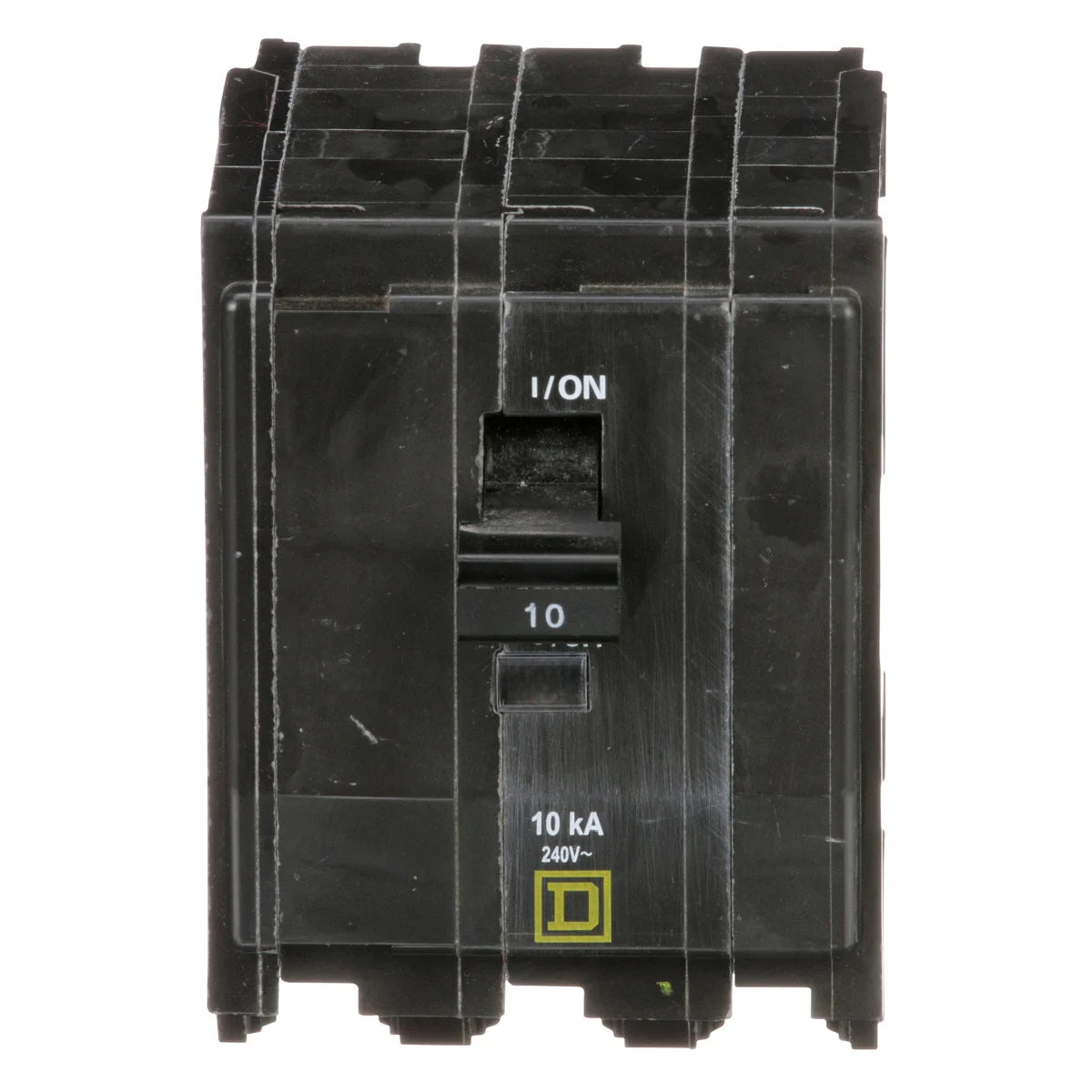 Square D QO310 Miniature Circuit Breaker 10A 240V 3Ph Plug-On