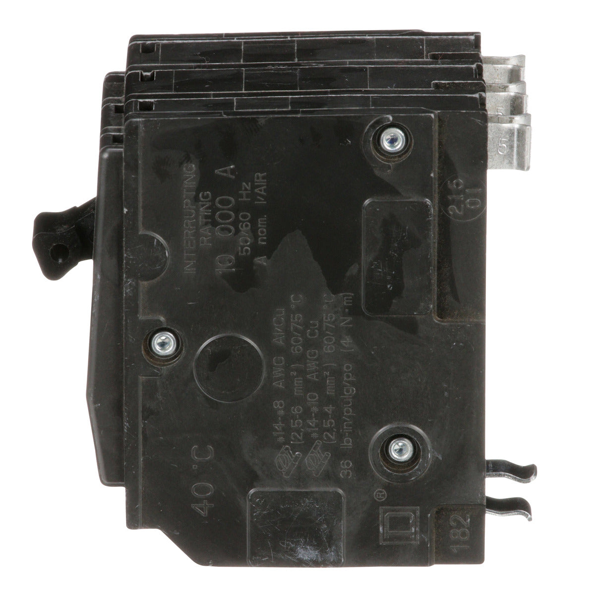 Square D QO310 Miniature Circuit Breaker 10A 240V 3Ph Plug-On