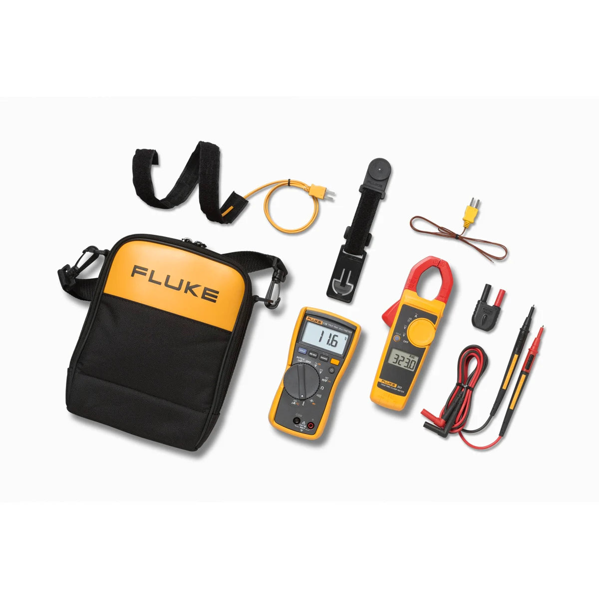 Fluke FLUKE-116/323KIT HVAC Multimeter and Clamp Meter Combo Kit