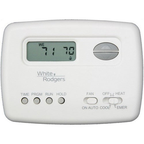 Emerson Climate Technologies 1F72-151 White-Rodgers 70 LCD 5+2 Day 2 Heat/1 Cool Programmable Digital Thermostat