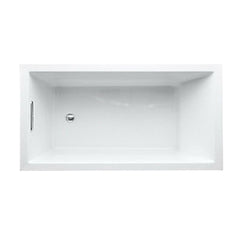 Kohler K-1130-0 Underscore Acrylic End Drain Drop-In/Undermount Rectangle Bathtub 60 Inch x 32 Inch x 21 Inch