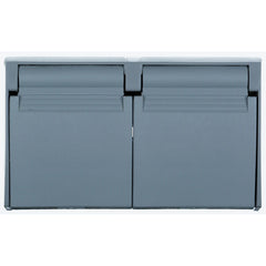 Legrand-Pass & Seymour 3780SC Weatherproof Cover Duplex Horizontal Self Closing Flip Lid