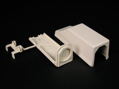 Legrand 810A2 Entrance End Fitting for 800 Series Raceway 0.5 IN Knockout Ivory