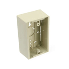 Leviton 42777-1IA Surface Mount Backbox 1-Gang (1.89 Inches Depth)