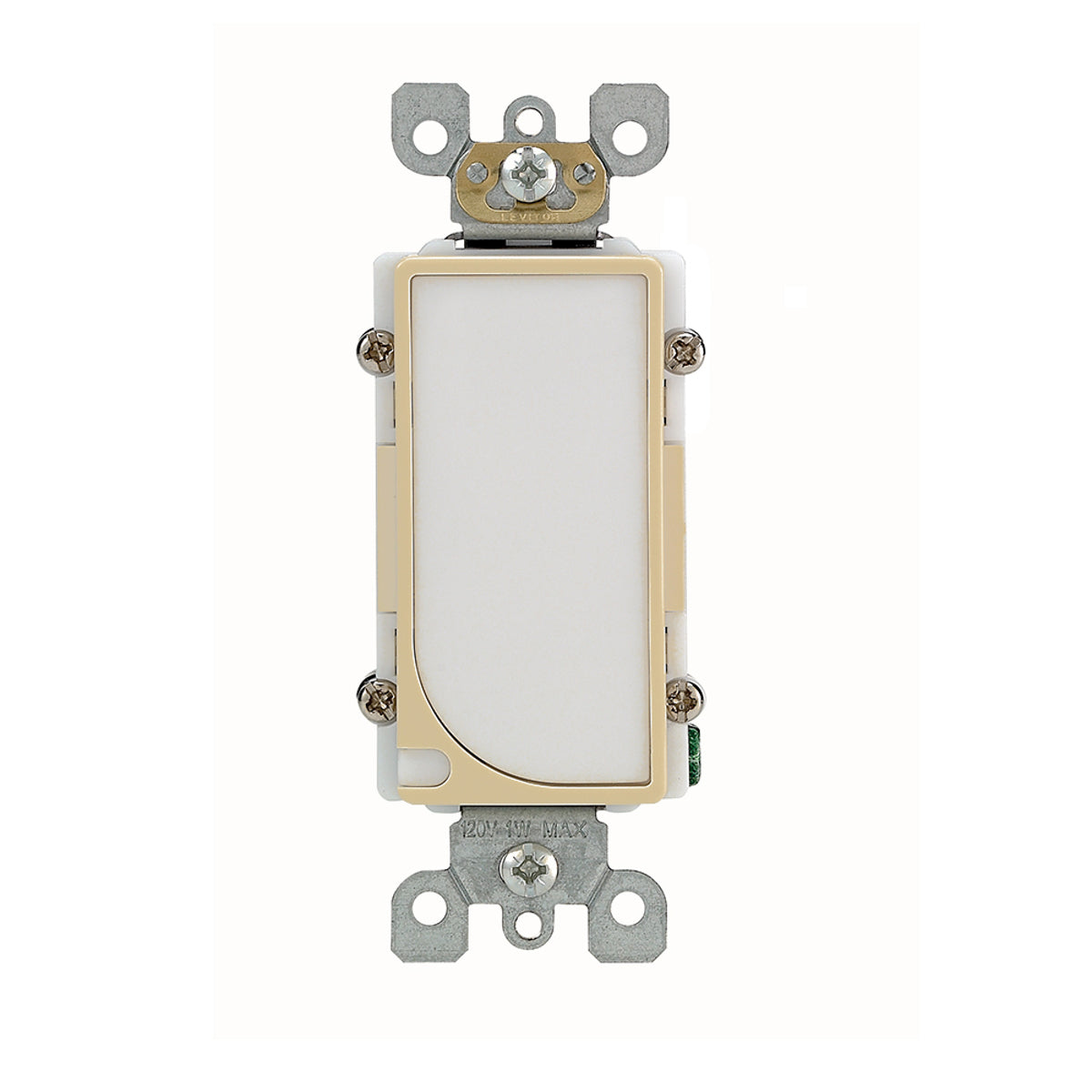 Leviton 6527-I 120V AC Decora LED Full Guide Light, Ivory