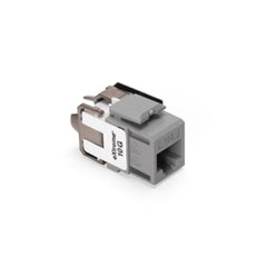 Leviton 6110G-RG6 eXtreme 10G QuickPort Connector UTP Category 6A Grey