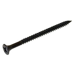 Metallics JDWS9C Self-Piercing Drywall Screw, #8, 3 in OAL, Bugle Head, Black Phosphate, Sharp Point, Phillips Drive