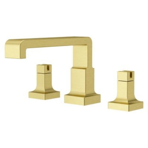 Pfister RT6-5VRVBG Verve 2 Handle Roman Tub Trim Only less Handles Brushed Gold