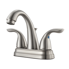 Pfister LG148700K Pfirst Series Two Handle Centerset Bathroom Sink Faucet in Brushed Nickel