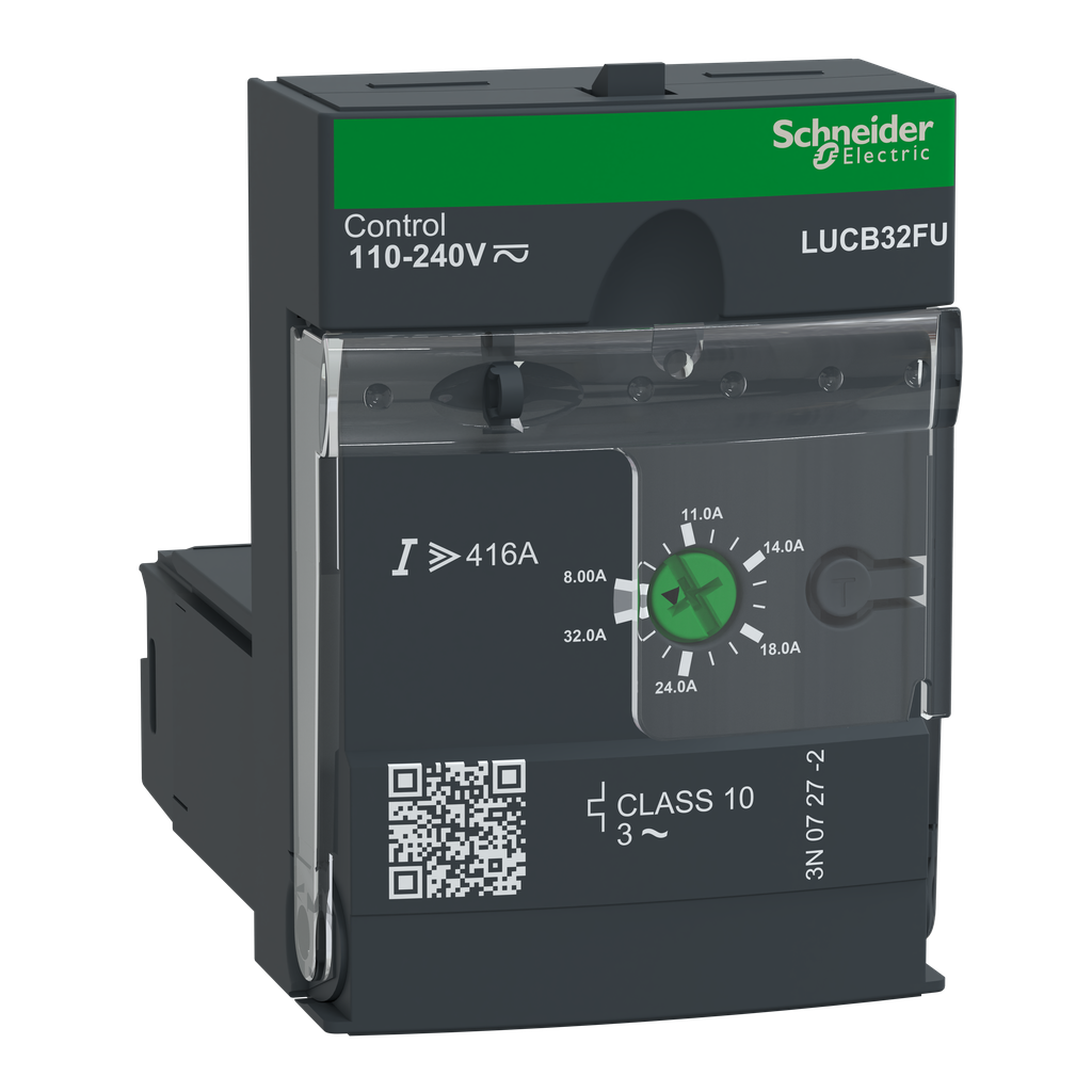 Schneider Electric LUCB32FU Advanced Control Unit 110 to 240 VAC 8 to 32 Amp 3-Phase Class 10