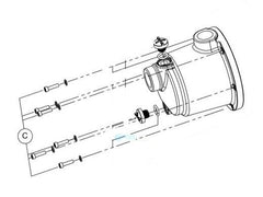 Pentair ZBR12170 Boost-Rite Pump Body Fastener Kit