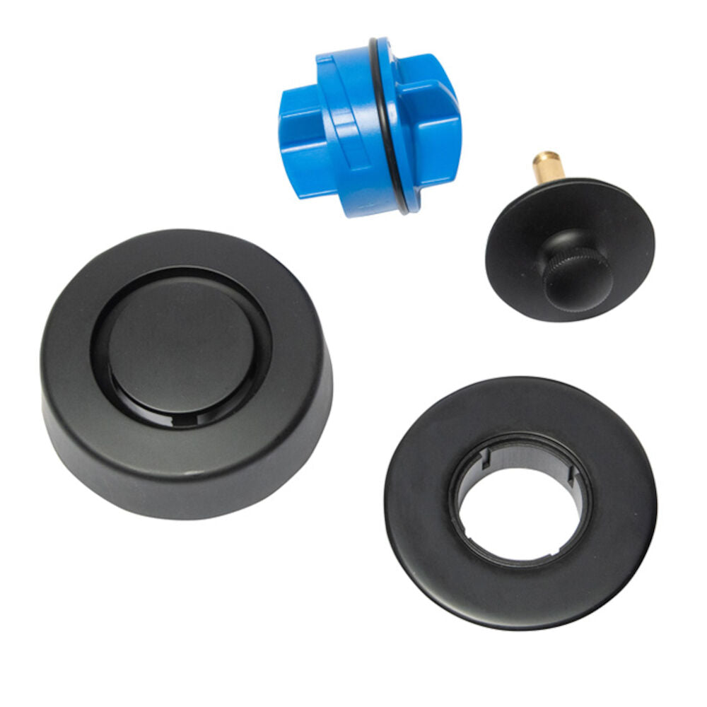 Oatey K99MB Dearborn True Blue Trim Kit Push Pull Stopper Matte Black