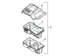 Zodiac Pool Systems R0836200 Polaris Quattro Sport Filter Canister Assembly