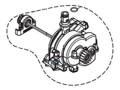 Zodiac Pool Systems R0837200 Polaris Quattro Sport Engine Assembly with O-Ring