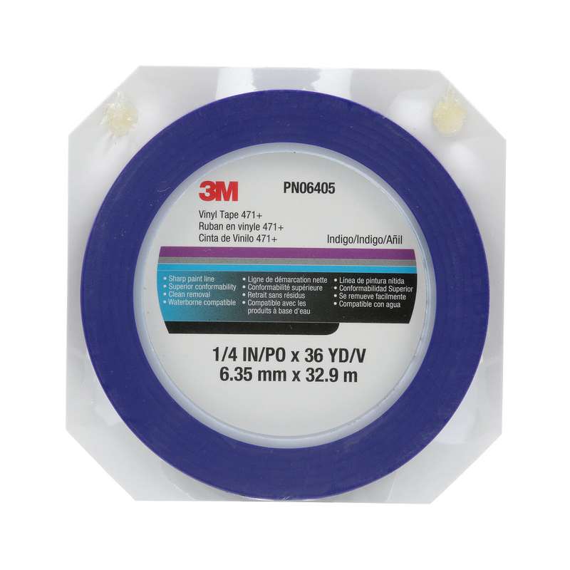 3M 7100055835 Vinyl Tape 471+ 1/4 in x 36 yd