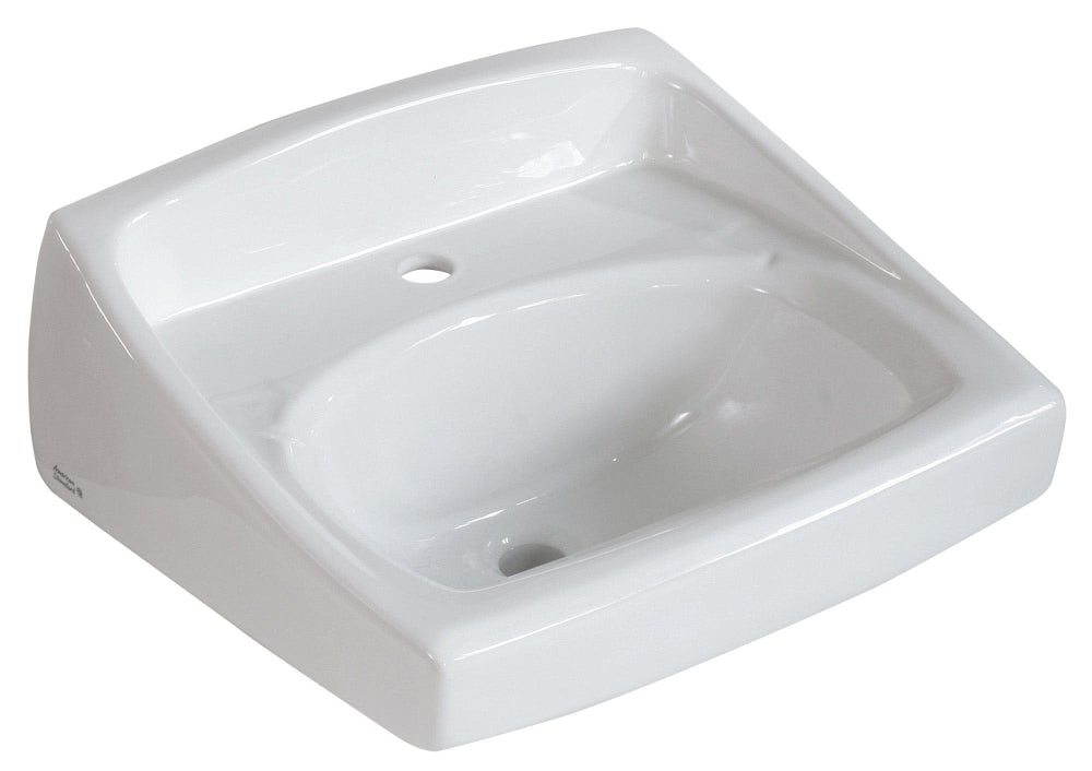 American Standard 0356421.020 Lucerne Wall-Mount Sink 20-1/2 x 18-1/4 with Center Hole