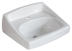 American Standard 0356421.020 Lucerne Wall-Mount Bathroom Sink with Center Faucet Hole