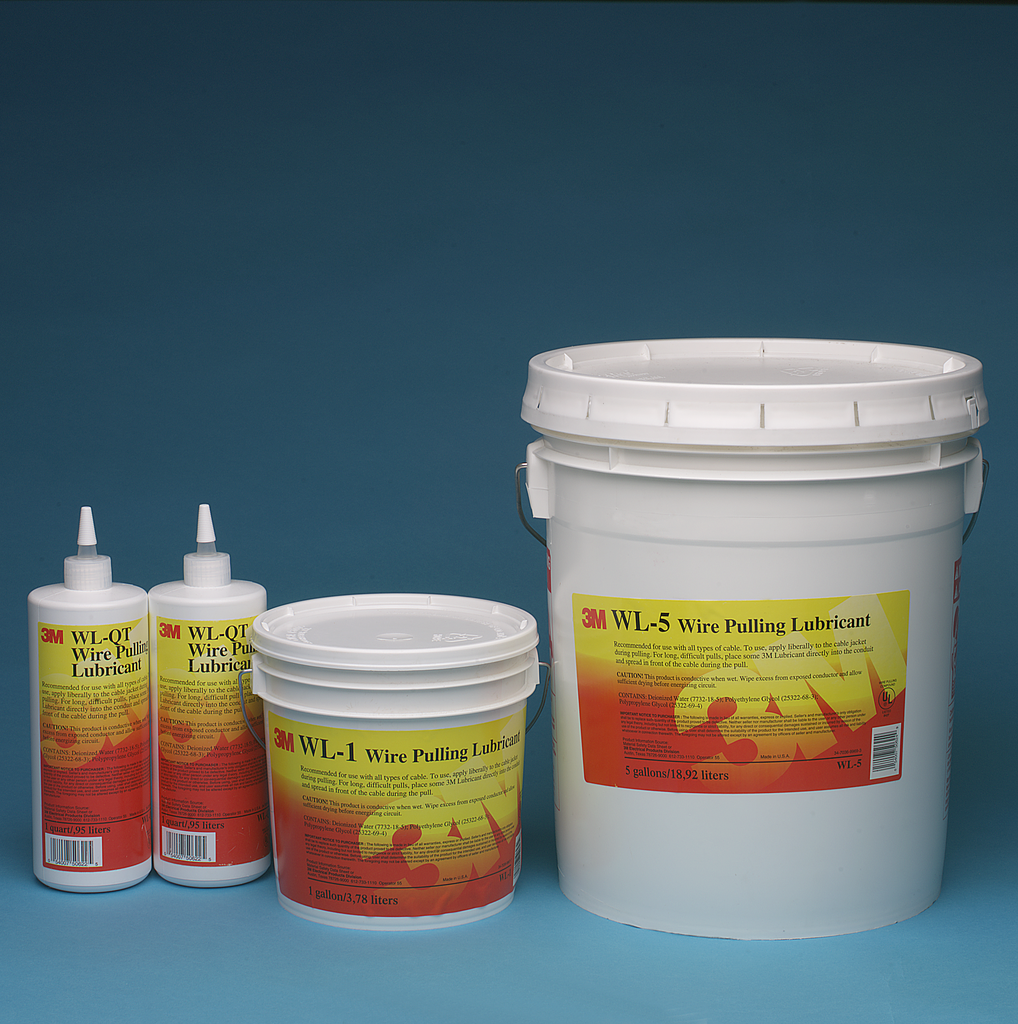 3M WL-1 35 lb 1 Gallon Pail Wire Pulling Lubricant Gel