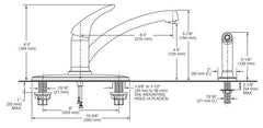 American Standard 7074.040.075 Colony Pro Kitchen Faucet 1.5 GPM