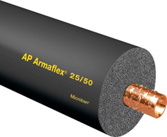 Armacell APT03834 Pipe Insulation, 3/8 in, 3/4 in Thick Wall, 6 ft L