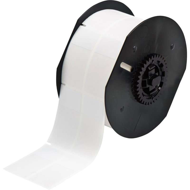 Brady B33-75-427 BBP33 Self-Laminating Vinyl Labels, Translucent White, 1 x 2-1/4, 1400 per Roll