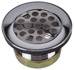 Dearborn Brass 774 Duplex Sink Strainer with Flat Grid and Rubber Stopper