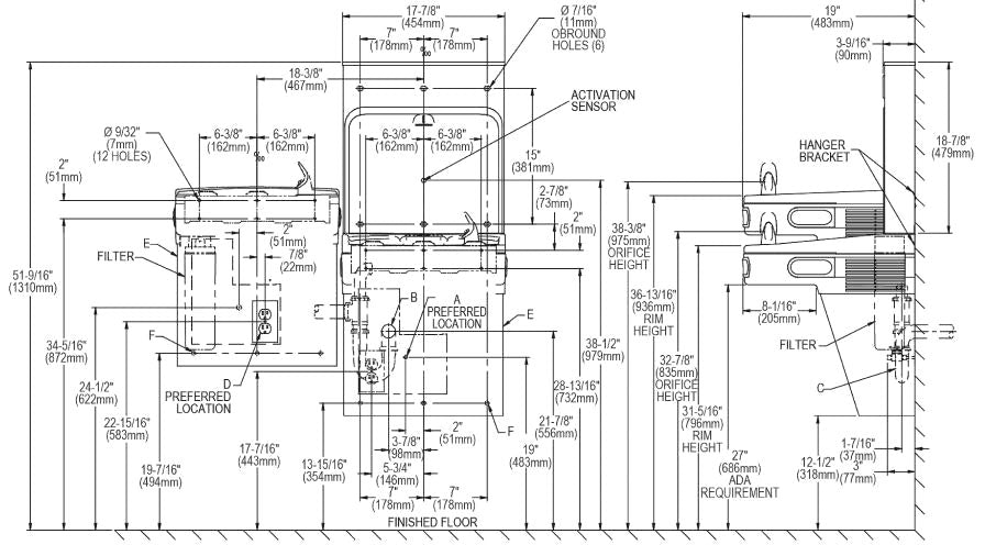 Elkay LZSTL8WSLC Cooler Only - Vers LZSTL8WSLC