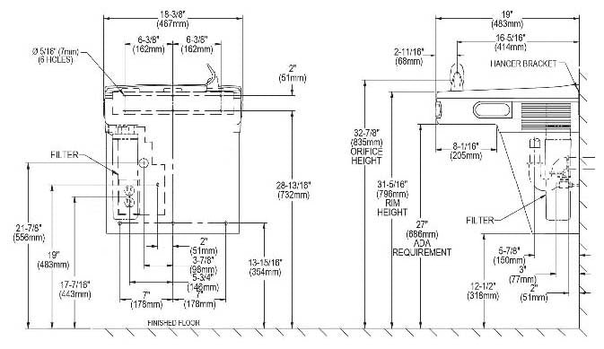 Elkay LZS8L Water Cooler 8 GPH 115 Volt AC 60 Hertz