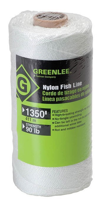 Greenlee 607 Nylon Fish Line 90 lb 1350 Foot