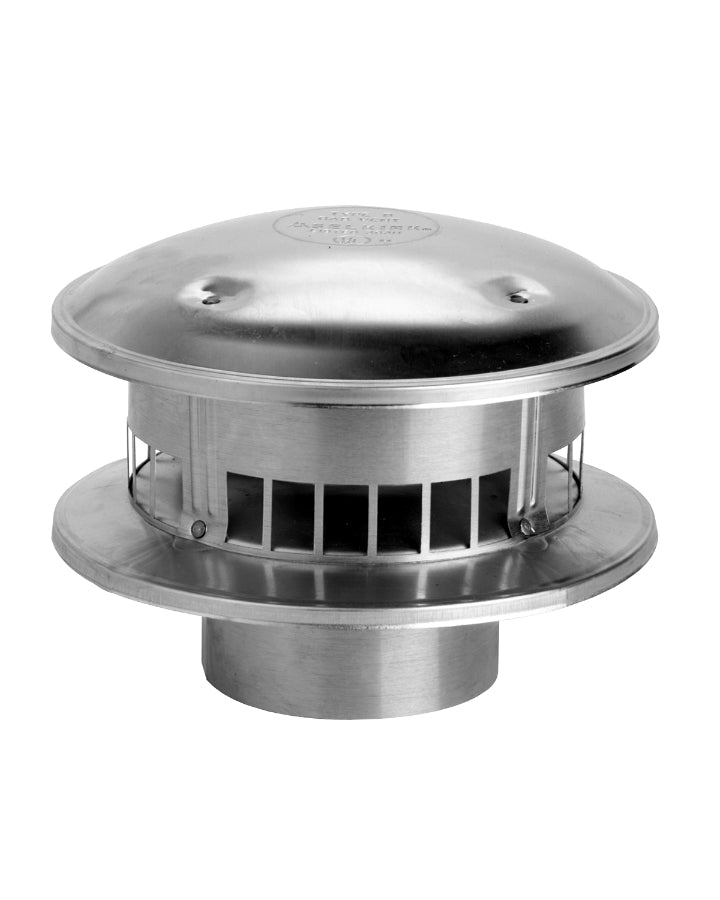 Hart & Cooley 51668 B-Vent Rain Cap 5 Dia x 10 OD Aluminum Gas Round 5RHW