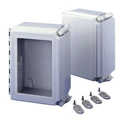 Hoffman A1086CHQRFG TYPE 4X ENCLOSURE QUICK RLS 10.00X 8.00 X 6.00