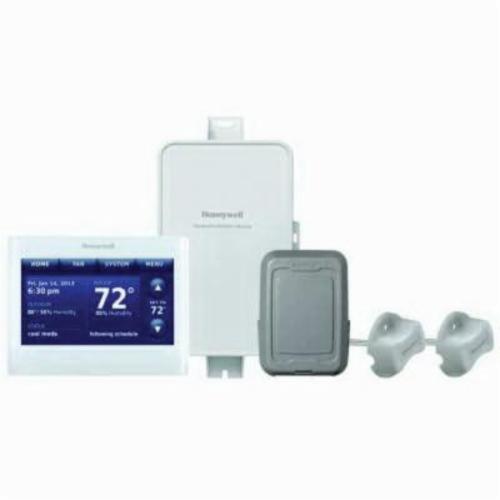 Honeywell YTHX9421R5101WW/U 2-Wire IAQ Comfort System With Touch Screen, 40 to 90 deg F Control, 7 Days Programs per Week