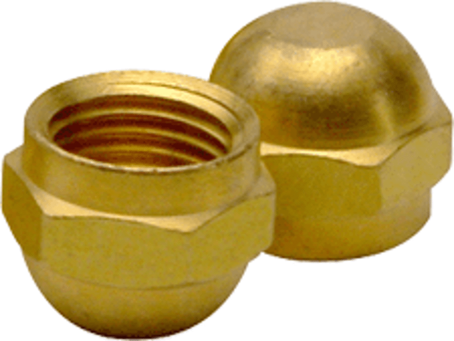 JB Industries N5-10 Brass Cap, 5/8 Flare