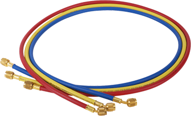 JB Industries CCLE-72 KOBRA High Pressure Charging Hose 72 Red/Yellow/Blue