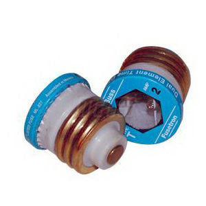 Mars 82346 Plug Fuse, 15A 125V Type TL Dual Element Time Delay