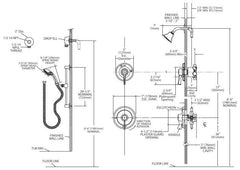 Moen 8342 3 Function Commercial Shower System