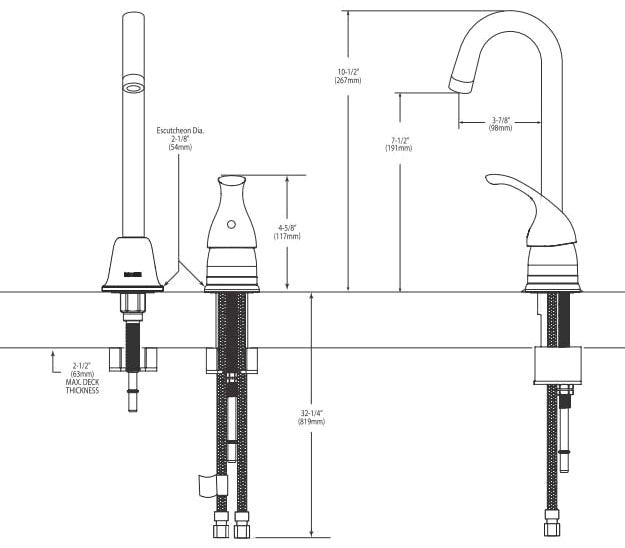 Moen 4904SRS Chateau One-Handle High Arc Bar Faucet, Spot Resist Stainless