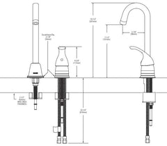 Moen 4904SRS Chateau One-Handle High Arc Bar Faucet, Spot Resist Stainless