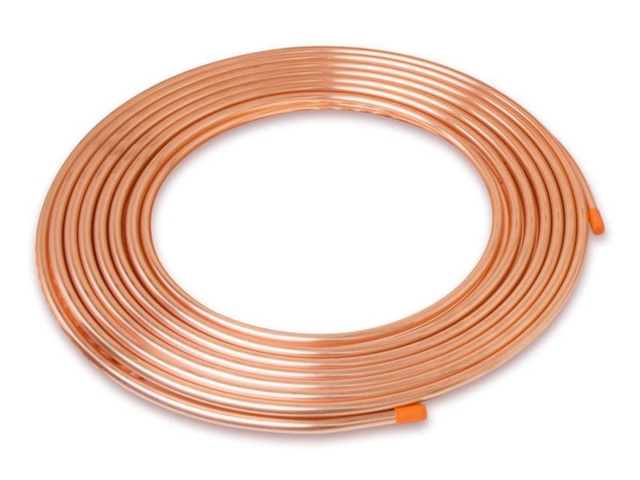 Mueller D02050 Copper Coil, .030 x 1/8OD x 50' ASTM B280 Red