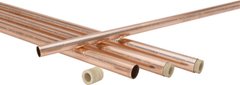 Mueller AC24020 Copper Tube, 2-5/8 OD x 20' Nitrogen Charged ACR