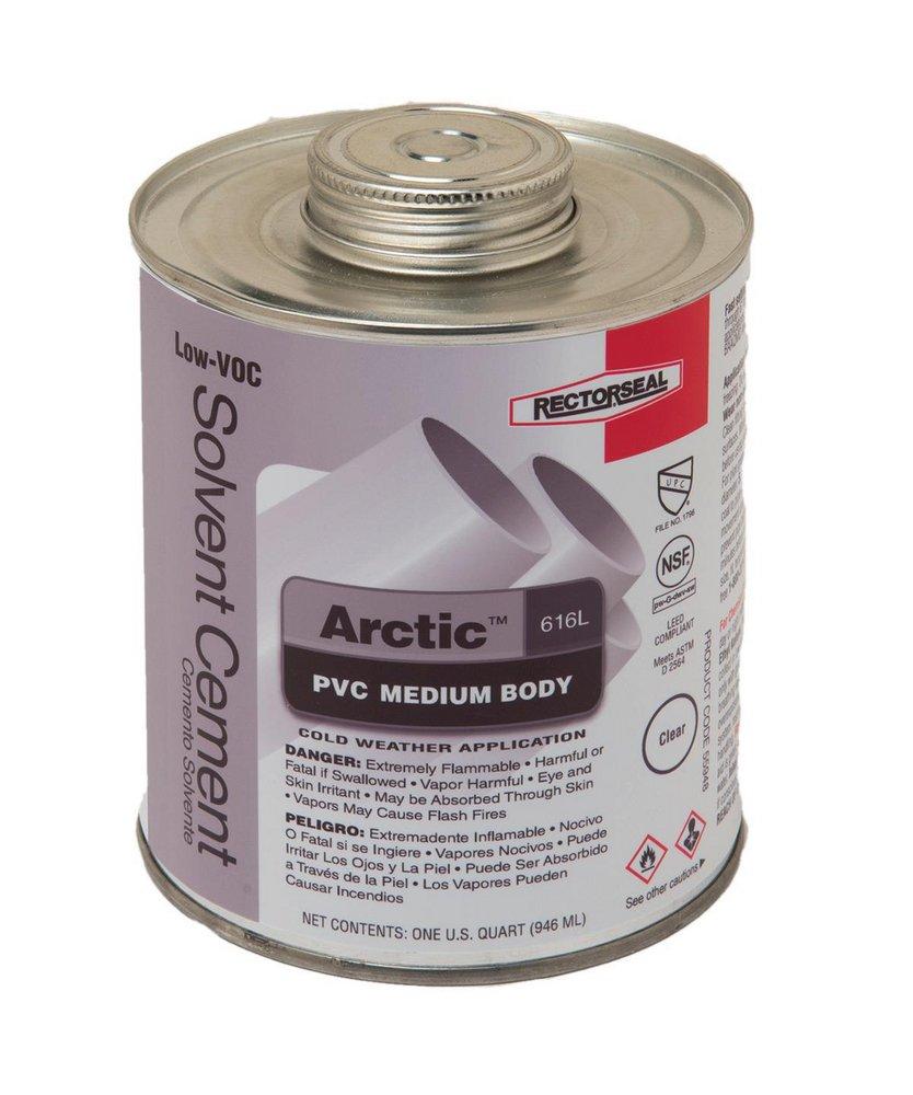 Rectorseal 55948 Arctic 616 Liter Low VOC PVC Solvent Cement