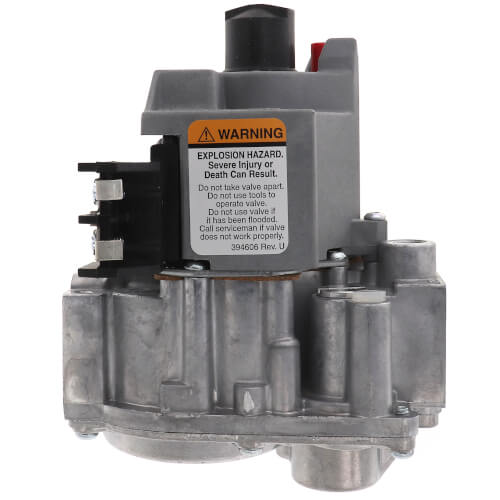 Resideo VR8300A3500 VR8300 Series Single Stage Standard Opening 1/2 in Inlet x 3/4 in Outlet Compact Standing Pilot Gas Valve - 24V