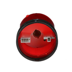 Schneider Electric XVBC34 Square D 70 mm 250 VAC 30 mA 10 W Red Polycarbonate Steady LED Beacon Lens Unit