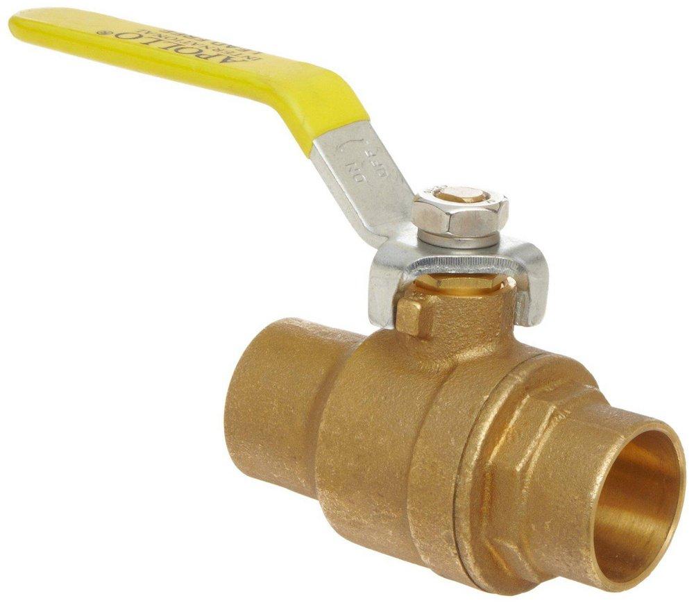 Apollo Valves 94ALF20501A 1 in. Brass Full Port Solder 600# Ball Valve